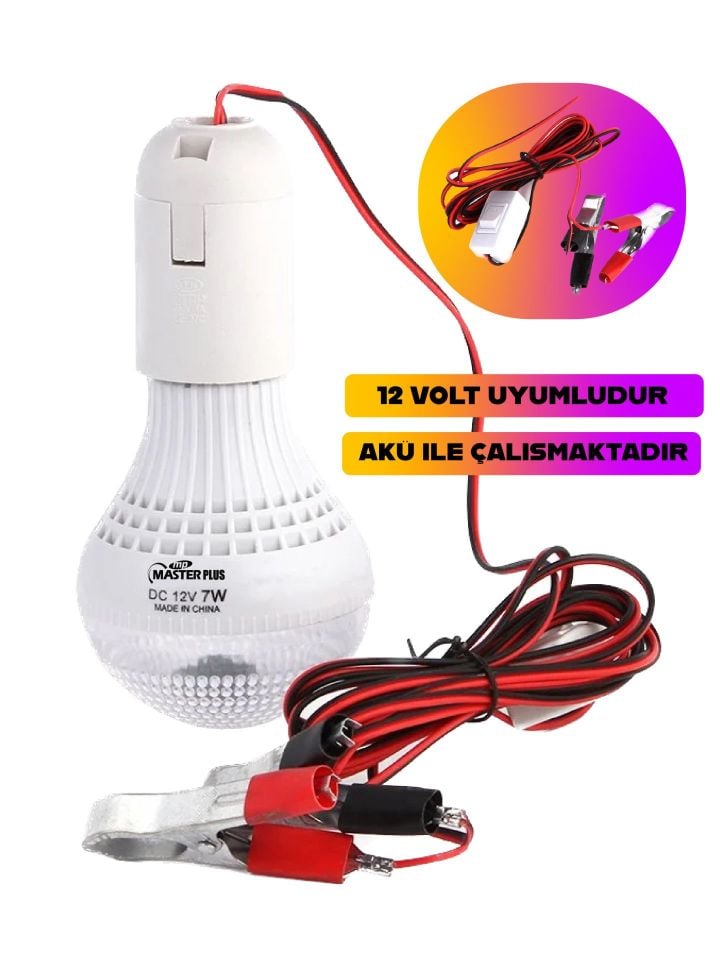 MP 12V7W MAŞALI AMPÜL