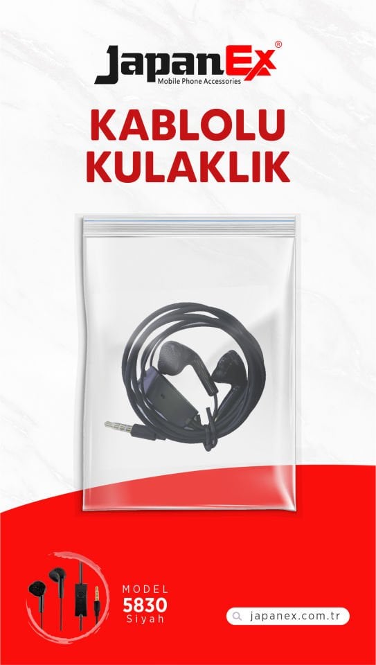 5830 SİYAH KABLOLU KULAKLIK