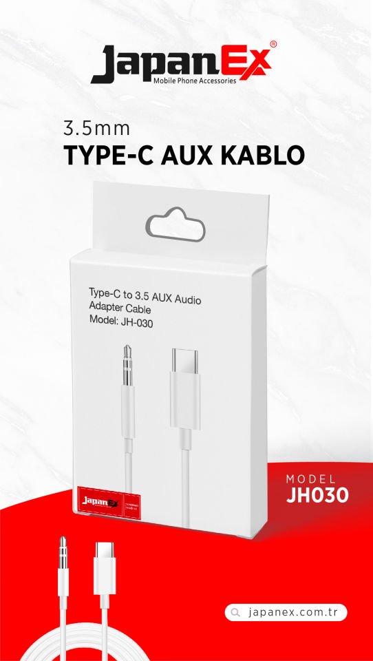 JAPANEX TYPEC AUX SES KABLOSU