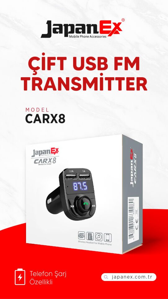 JAPANEX CARX8 FM TRANSMİTTER