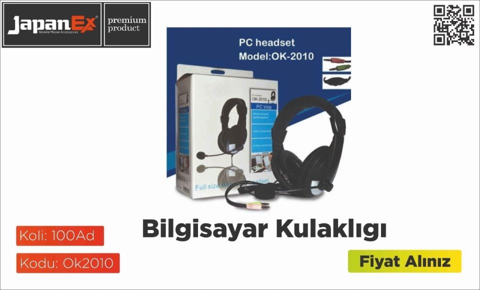 JAPANEX OK-2010 BİLGİSAYAR KULAKLIKĞI