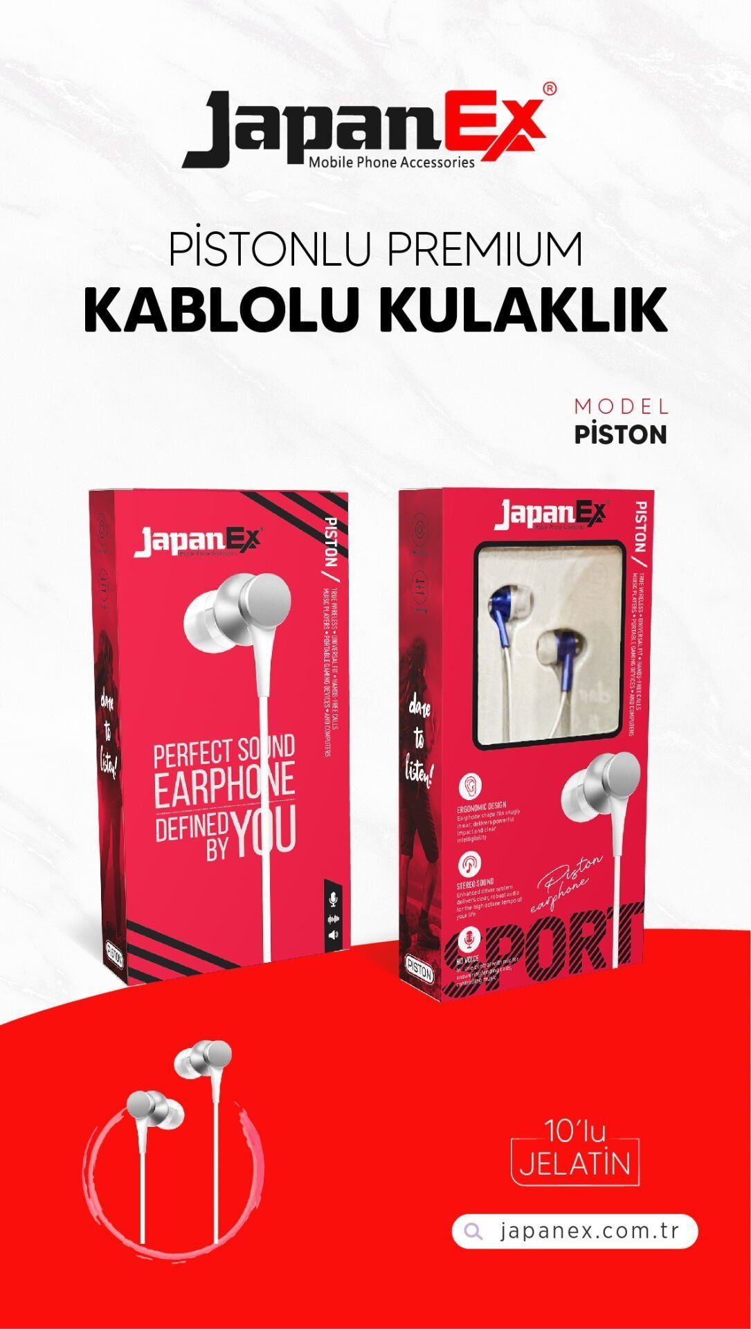 JAPANEX PİSTON KULAKLIK