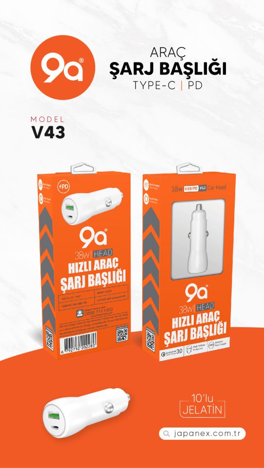 9A V43T 38W YENİ NESİL ARAÇ BAŞLIK