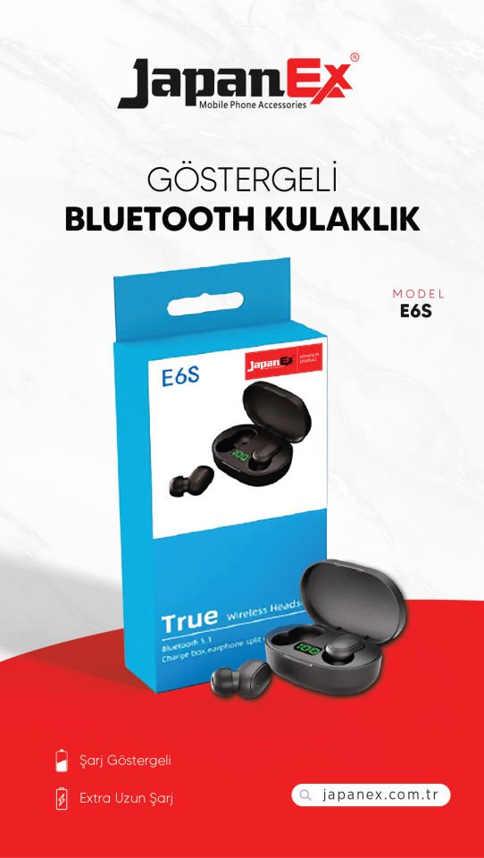 JAPANEX E6S BLUETOOTH KULAKLIK
