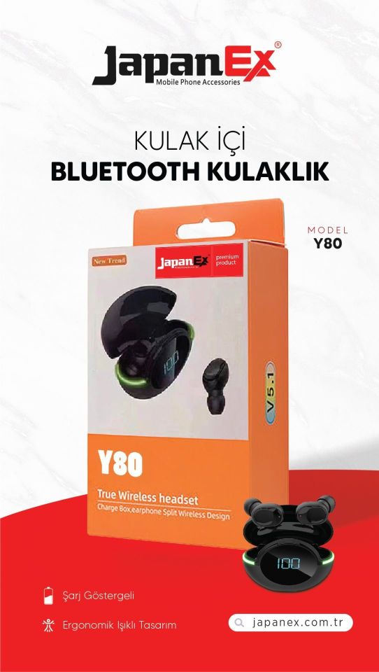 JAPANEX Y80 BLUETOOTH KULAKLIK