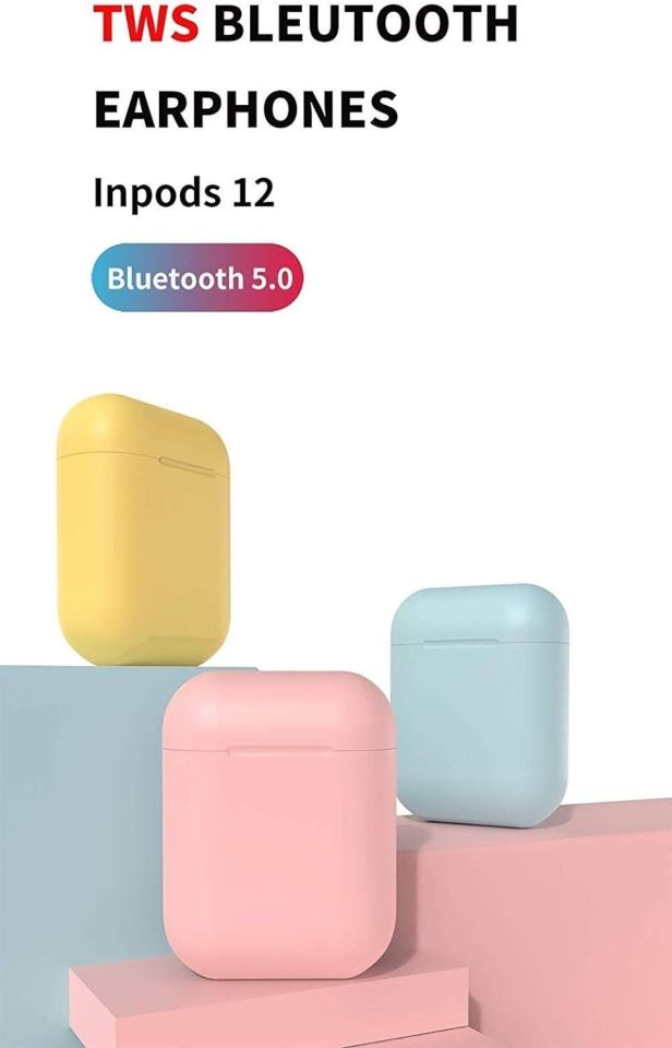 JAPANEX İNPODS-12 RENKLİ BLUETOOTH KULAKLIK
