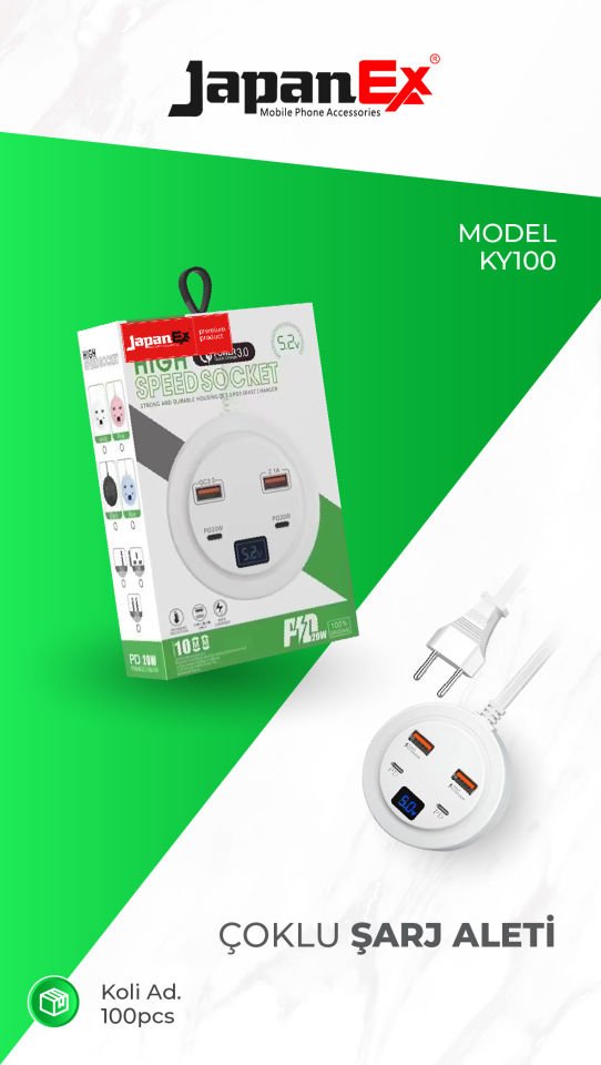 JAPANEX ÇOKLU ŞARJ ALETİ KY100