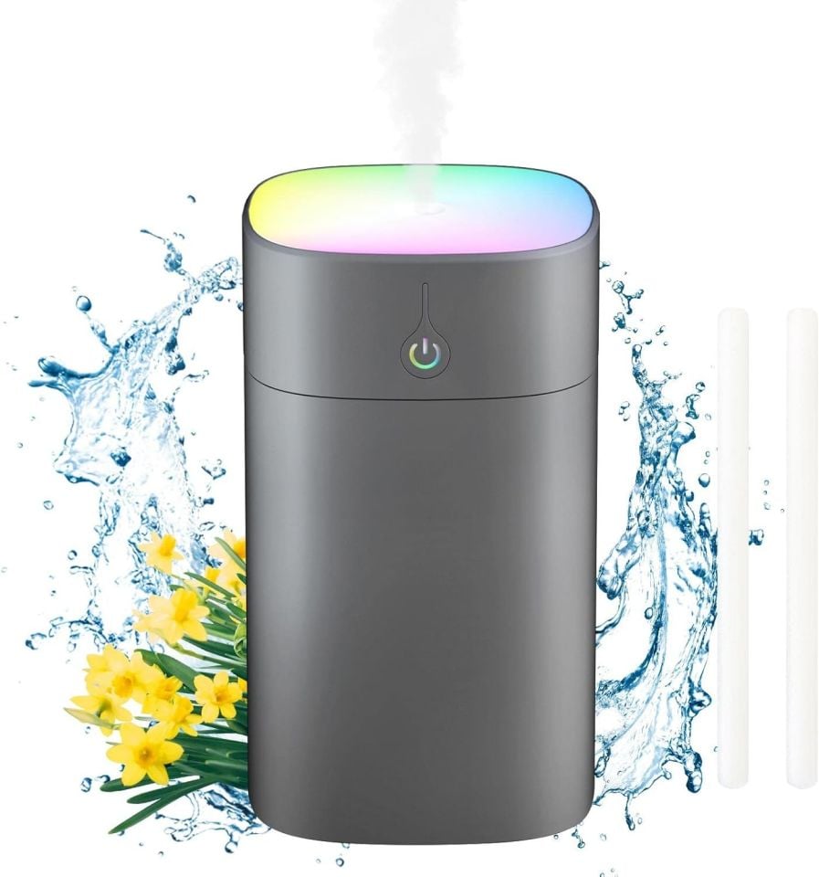 9a SD09 H2o Humidifier 400 Ml Ulrasonik Oda - Araç - Hava Nemlendirici Buhar Makinesi Ve Aroma Difüzörü