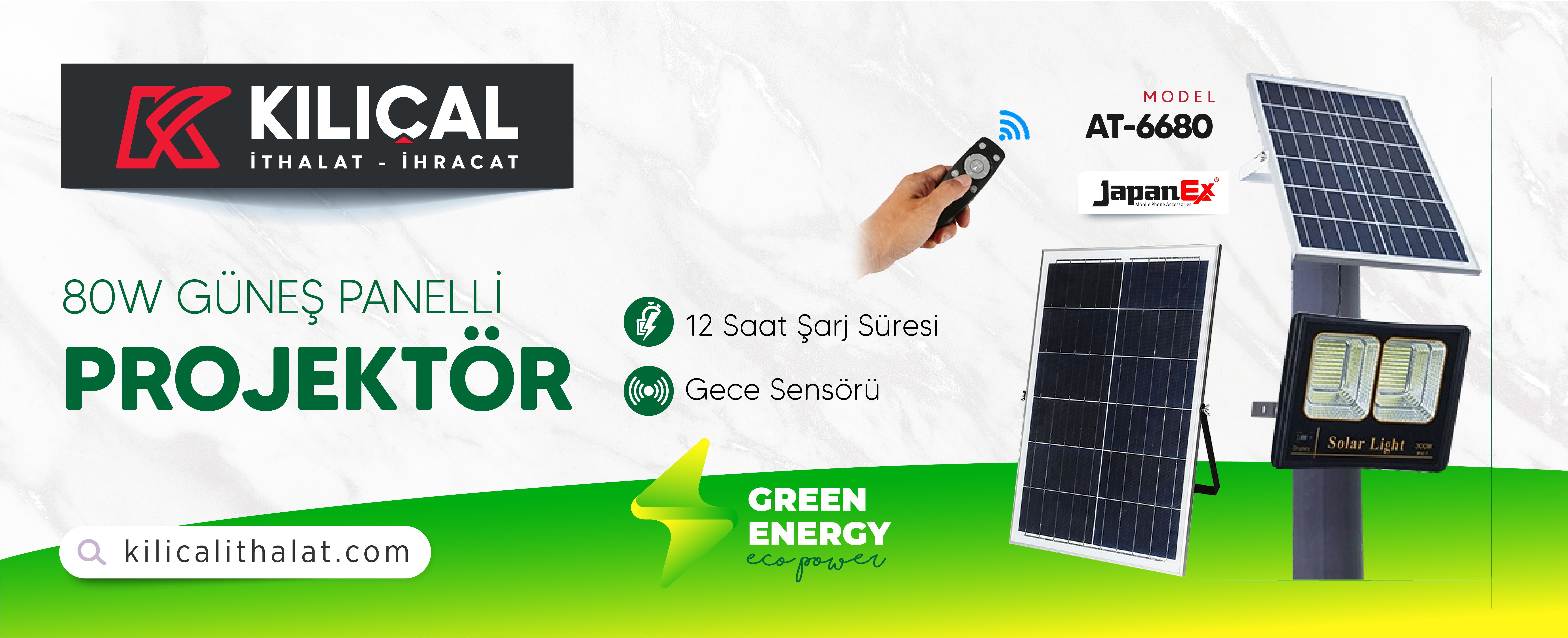 80W Projektör